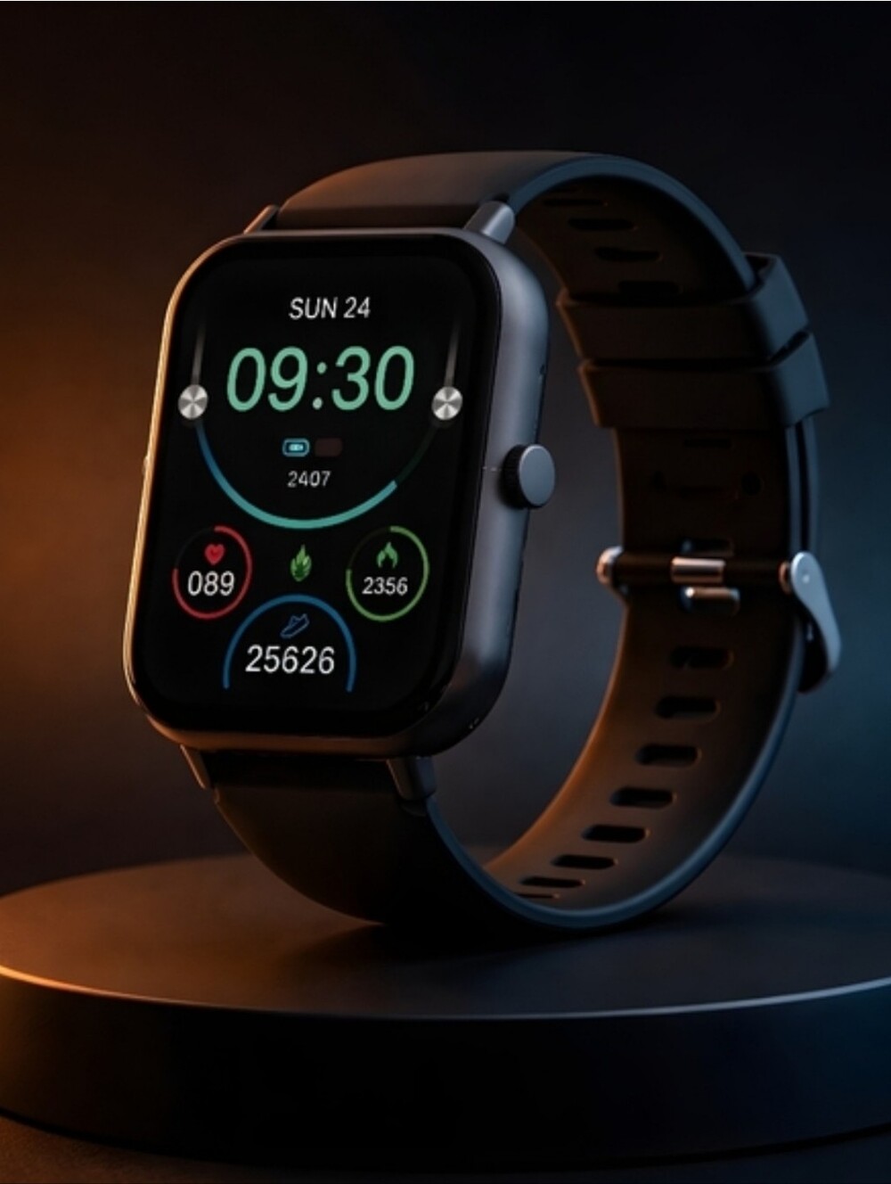 NIB ZL54C Smartwatch Bluetooth Call Fitness Tracker Waterproof Black - Picture 14 of 14